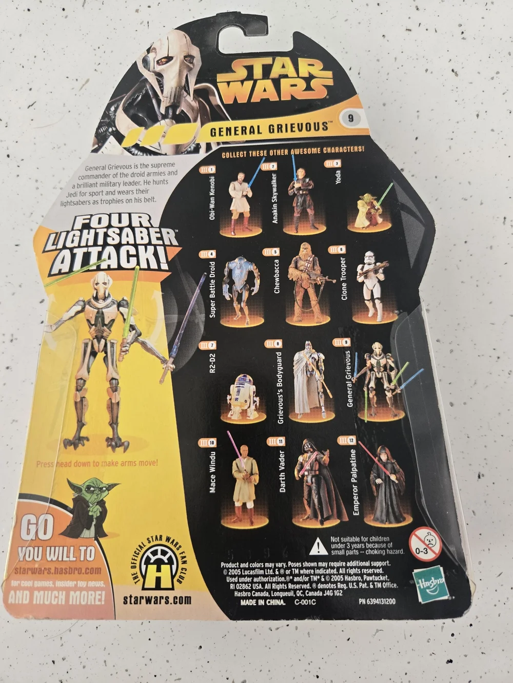 Star Wars General Grievous Action Figure - Blue, Green, Beige
